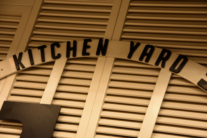 Kitchen Yard on Saturday Night